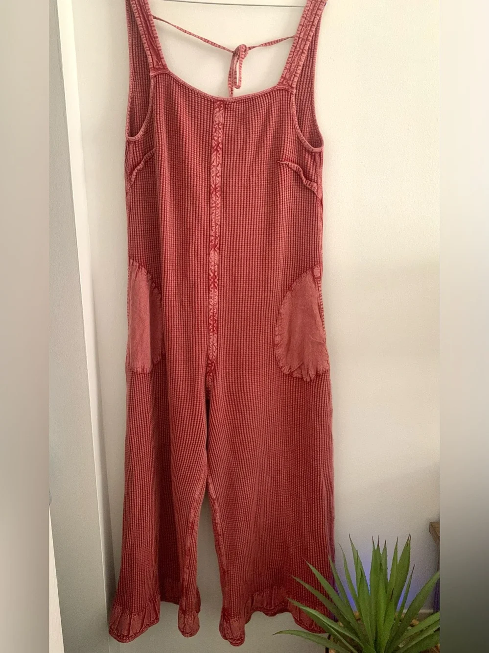 Fp One Callie waffle knit jumpsuit - Picture 3 of 5